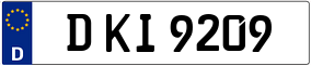 Truck License Plate